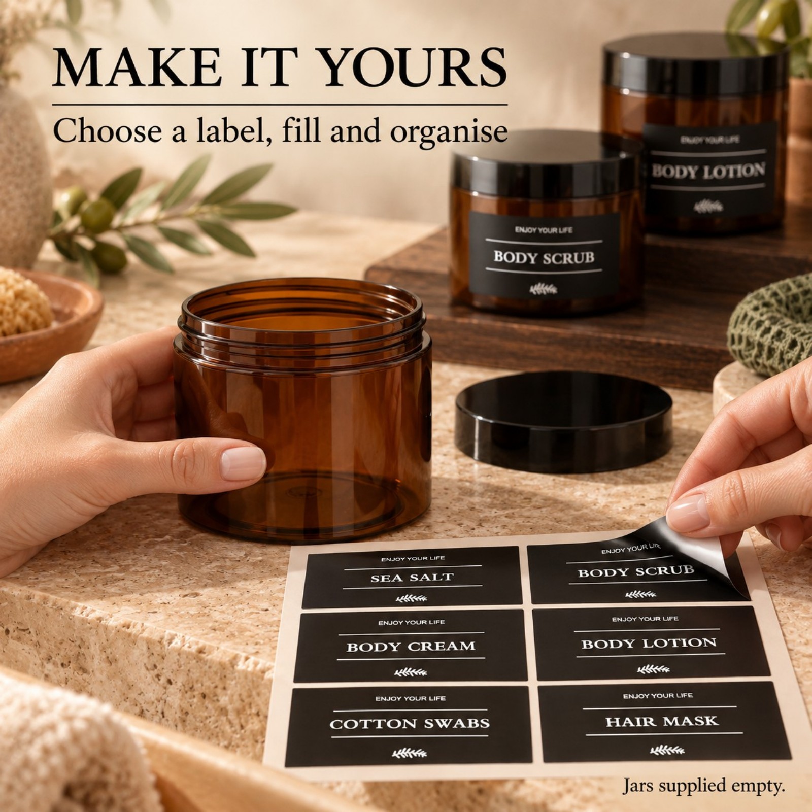 Bathroom Storage Jars with Lab - đánh giá và giá Bath Salts