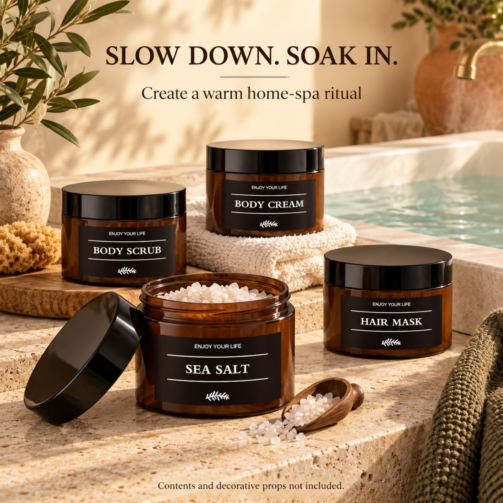 3PCS Bathroom Storage Jars wit - đánh giá và giá Bath Salts