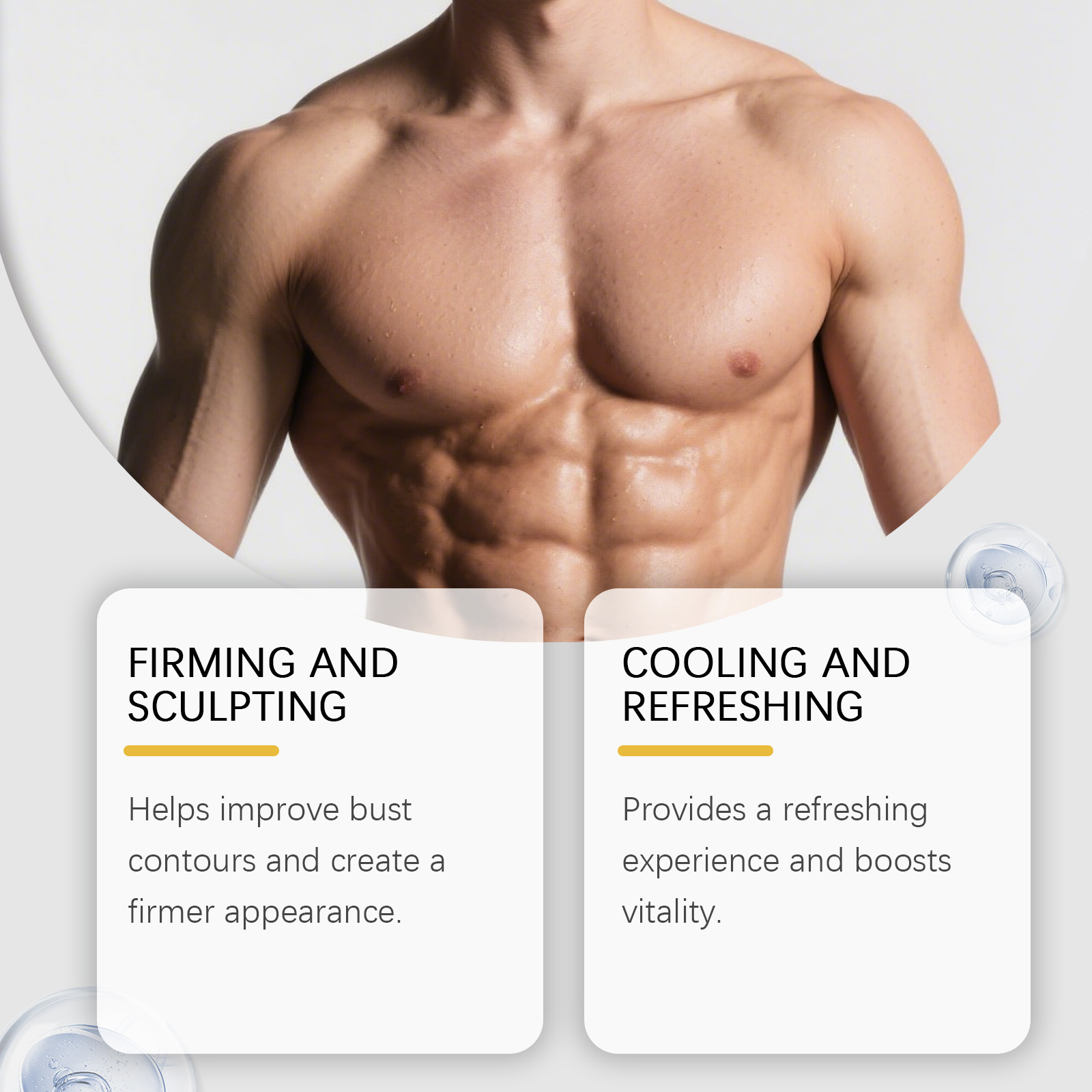 30ml Men's Chest Shaping Serum - đánh giá và giá Body Oil