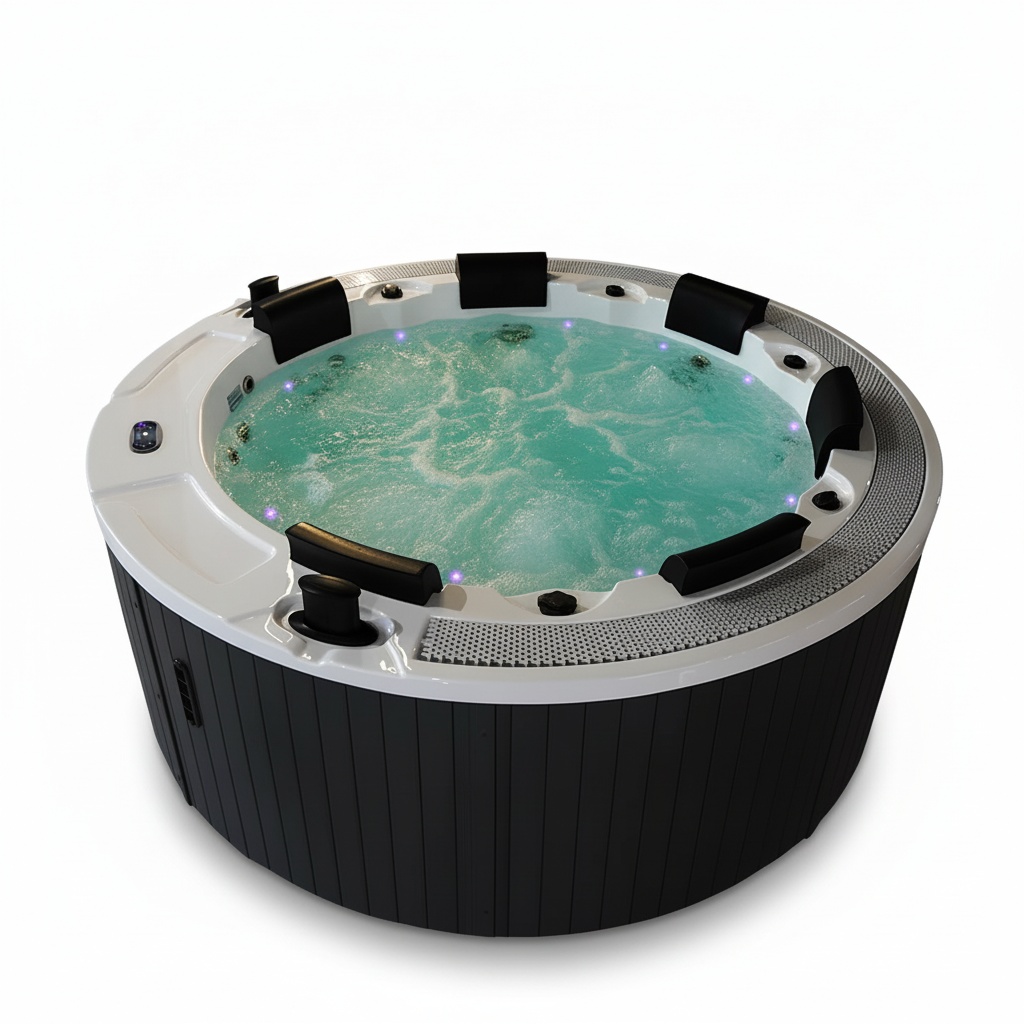 Outdoor Hot Tub with 10 Stainl - đánh giá và giá Hot Tub