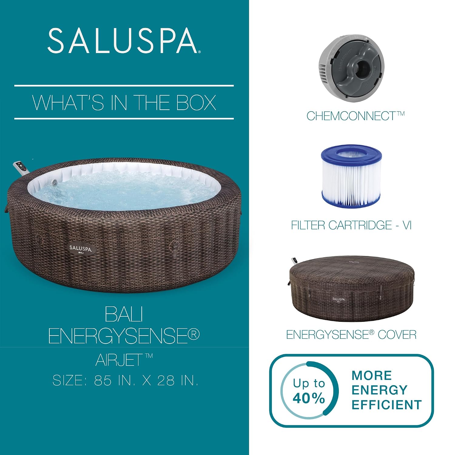 Bali Energy-Efficient AirJet 5 - đánh giá và giá Hot Tub